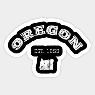 Oregon State 1859 Retro USA Pride Sticker